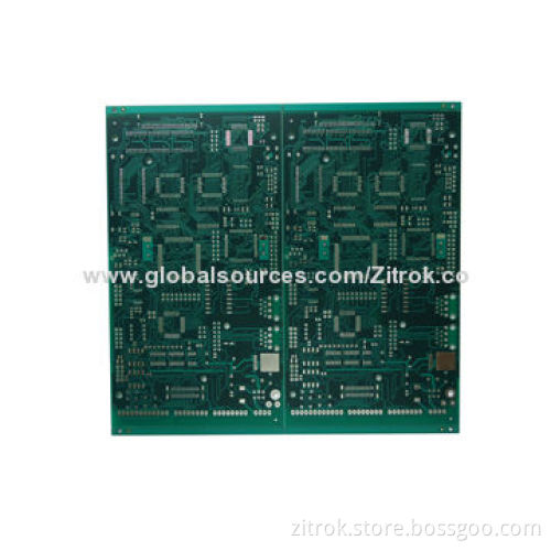 Multi-layered PCB with 1oz Thickness, Green Solder Mask